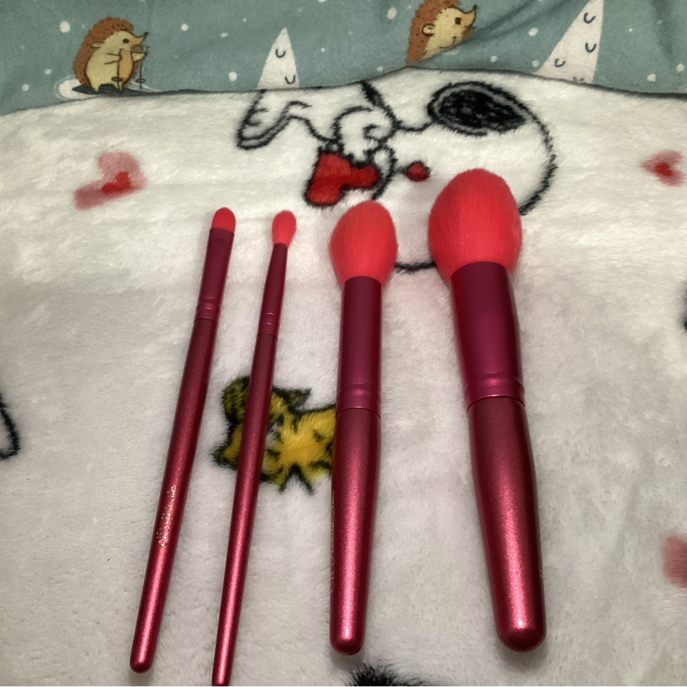 Pink Makeup Brush Set